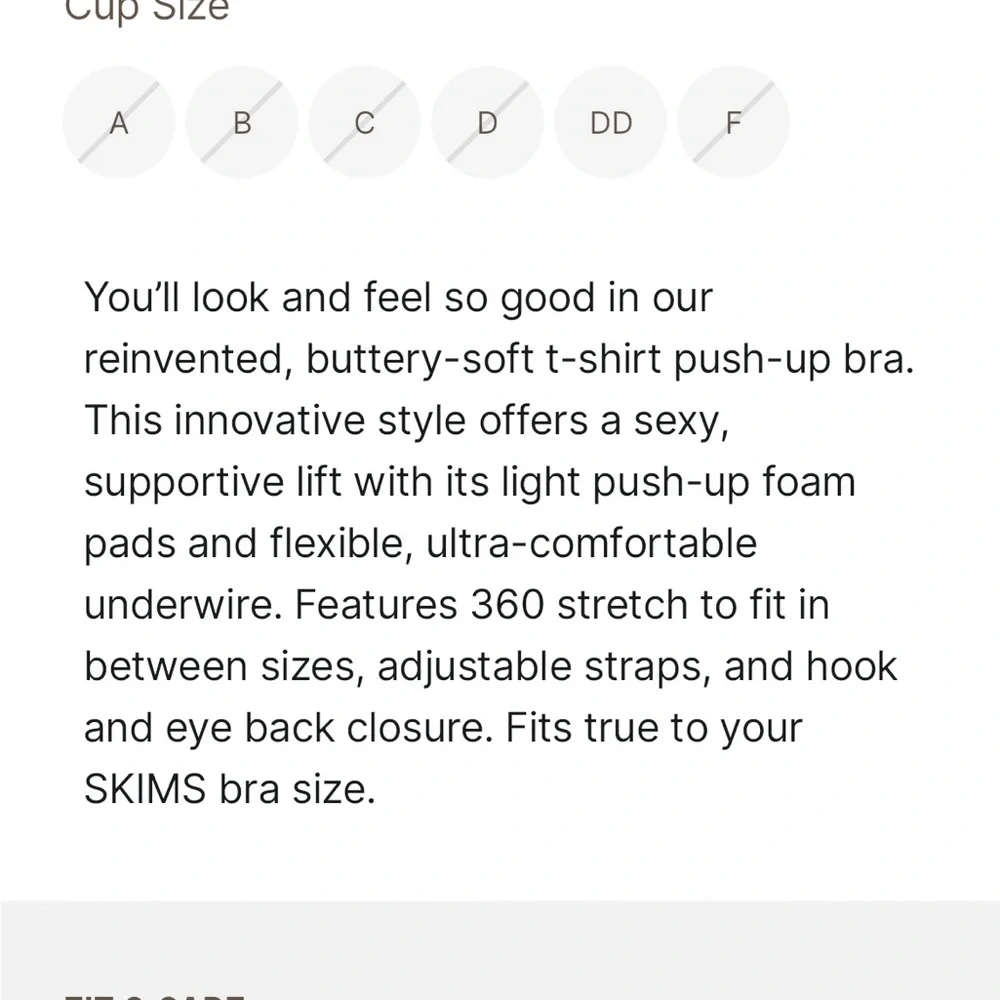 NWT SKIMS Fits Everybody Demi Push Up Bra in Green Highlighter - Picture 7 of 8